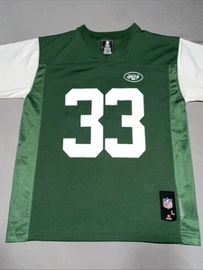 NFL Team Apparel New York Jets Jersey Youth L Green 33 Jamal Adams -4751 - Picture 1 of 14