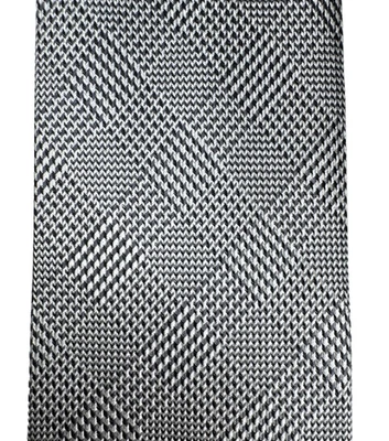 Corbata de seda gris neutra a rayas a cuadros GEOFFREY BEENE para hombre Foto 1 de 3