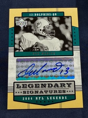 Dan Marino 2004 Upper Deck Legends 传奇签名亲笔签名 SSP 海豚 — 第 1/2 张图片