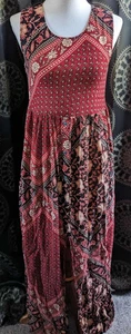 MinkPink - Women's Size Medium - Boho Patchwork Style Sun Dress - Picture 1 of 3