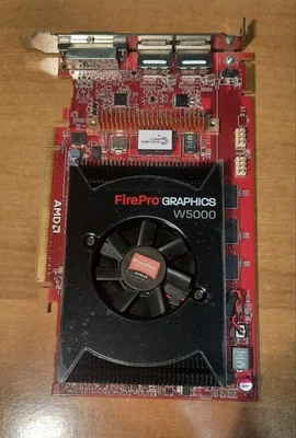 FirePro Graphics W5000 AMD GPU MAI USATA Con adattatore HP - Immagine 1 di 4