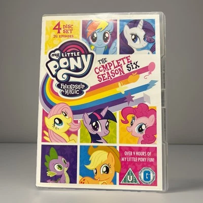 My Little Pony Friendship Is Magic - Season 6 3X DVD Region 2 *missing disc3* - Image 1 of 3