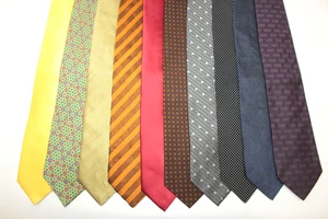 LOT OF 10 SPLENDORE silk ties. Made in Italy F82866 - Imagen 1 de 2