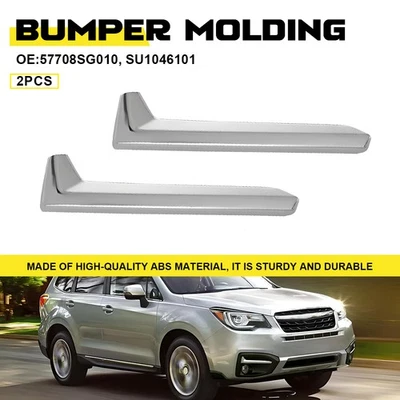 Juego de 2 embellecedores de cubierta de luz antiniebla delantera para Subaru Forester 2017 y 2018 cromados EE. UU. Foto 1 de 4