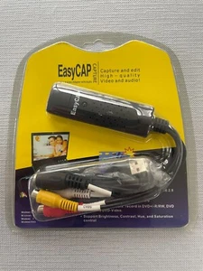 Easy CAP USB 2.0 Video Adapter - High Quality Video & Audio Capture BRAND NEW - Picture 1 of 2