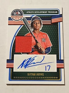 Taytum Reeves - 2023 Stars & Stripes Development Program Signature Materials - Picture 1 of 2