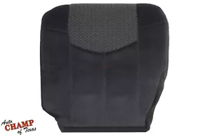 2002 Chevy Avalanche - Driver Side Bottom Cloth Seat Cover Dark Gray 40/20/40 - Picture 1 of 14