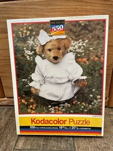 Vintage Kodacolor Bear Premium Puzzle 550 Factory Sealed 1992 Rose Art Brand - Picture 1 of 4