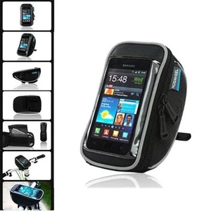 Bolsa de manillar impermeable para bicicleta de ciclismo apta para teléfono de 6,1" liberación rápida - Imagen 1 de 7