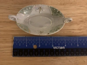 Mini Trinket Jewelry Ring Dish Pearlescent Made in Germany 4-1/4" wide EUC - Picture 1 of 8