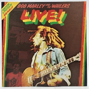 BOB MARLEY & THE WAILERS - LIVE! (33 RPM - ITALY PRESSING) + POSTER - Imagen 1 de 6