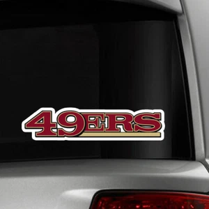 49ers San Francisco 49ers Innen/Außen 8 Zoll Autoaufkleber - schön CMC Niners - Bild 1 von 3