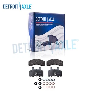 Front Ceramic Brake Pads w/ Hardware for C1500 C2500 K2500 Tahoe Yukon Ram 2500 - Picture 1 of 7