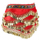 Gypsy Coin Belt Short Ladies Dresses Dancing Costume Egypt Sequins
