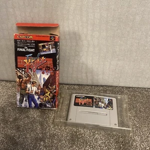 Snes Game Final Fight SFC Japan SFC Capcom Beat Em Up Classic Boxed - Picture 1 of 8