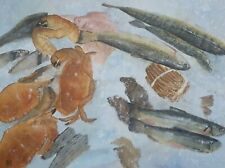 Bild-Picture-Aquarell- Fishe- Fish -Fine Art Print- 40.2 x 30 cm
