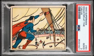 1940 SUPERMAN #44 DISASTER AT THE CIRCUS PSA 2 GOOD SET BREAK SINGLES - Picture 1 of 2