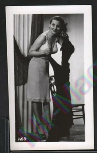 Vintage B&W Risque Pinup 2.5"x4" Sexy Brunettes Classic Cheesecake AP36 - Picture 1 of 1