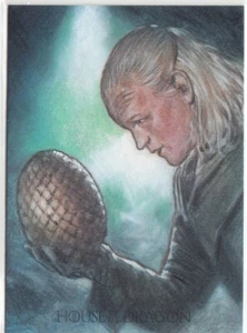 HOUSE OF THE DRAGON TEMPORADA 1 - TARJETA BOCETO HUY TRUONG DAEMON TARGARYEN 1/1 - Imagen 1 de 2