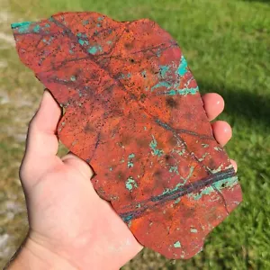 SONORA SUNRISE SONORAN SUNSET CHRYSOCOLLA CUPRITE SLAB MEXICO 358.6 GRAMS - Picture 1 of 3