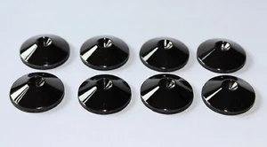 Protection de sol isolante haut-parleur et caisson de basses coussinets de chaussures à pointe (x8) nickel noir - Photo 1/2