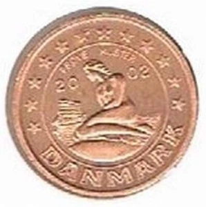 Denmark 2002 probe-pattern-essai - 5 eurocent - Zeemeermin - Picture 1 of 1