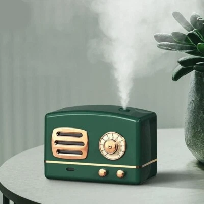 Retro Radio USB Desktop Ultrasonic Humidifier & Aromatherapy Diffuser - Image 1 of 4