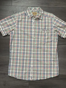 Cremieux Premium Denim Large multi stripped short sleeve shirt - Picture 1 of 5