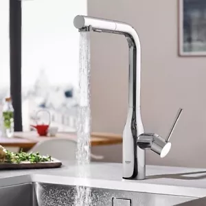 GROHE Essence Single-lever Sink Mixer 1/2″ in Chrome - 30504000 (RRP £490+) - Picture 1 of 7
