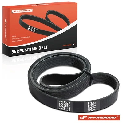 Cinturón serpentino A-Premium 50,16 pulgadas para Ford LTD 1979-1986 Mercury Grand Marquis Foto 1 de 4