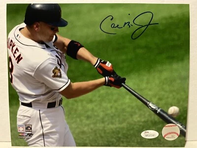 Cal Ripken Jr. Signed Baltimore Orioles 8x10 Photo JSA - Image 1 of 4