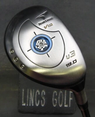 Bridgestone Tourstage ViQ 19° 3 Hybrid Stiff Graphite Shaft Tourstage Grip - Image 1 of 4