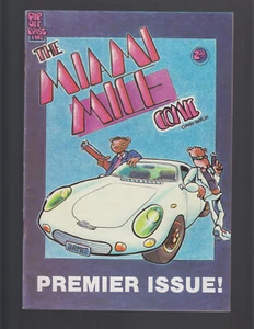 MIAMI MICE #1 (2nd Printing, Mark Bode, Rip Off Press) VF- 1985 - Picture 1 of 3