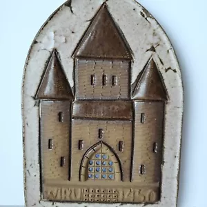 Piastrella da parete ceramica vintage Russia TEKT URSS russa Wiru 1450 Estonia porta castello - Foto 1 di 8