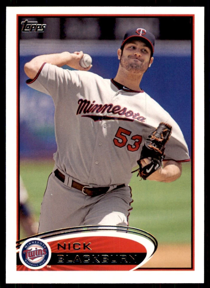 2012 Topps Nick Blackburn Baseball Cards #316 - Image 1 of 2