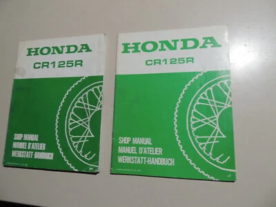 Werkstatthandbuch Nachtrag 1987-1988 Honda CR 125 R  shop manual addendum - Bild 1 von 4