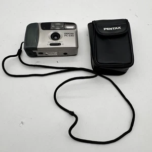 Pentax PC-330 analoge Kompaktkamera 35 mm mit Tragetasche getestet - Bild 1 von 5