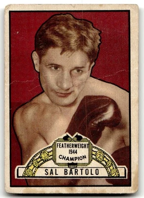 1951 Topps Ringside #28 Sal Bartolo Boxing creasing NO RESERVE! - Image 1 of 2