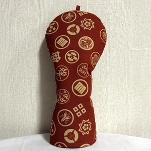 Fairwayholz Head Cover Golf H11 W5 handgefertigt Warlord Family Crest Made in Japan - Bild 1 von 4