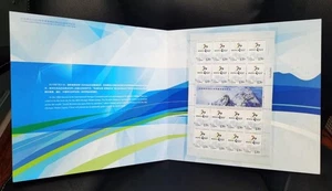 CHINA 2022 Success Bid Album Beijing Winter Olympic Full Sheet Stamps + FDC - Picture 1 of 4