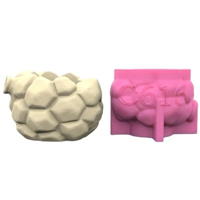 Fruit Themed Mold Flower Pots Mould Handmade Gifts Succulent Decorations - Image 1 of 4