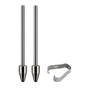 Lot de 2 embouts de rechange en métal, compatibles avec Galaxy Z Fold 4/3 et De6515 - Photo 1/8