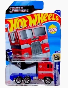 Hot Wheels Optimus Prime Transformers 1:64 Jff66 Track Die-cast Mattel Edition - Picture 1 of 4