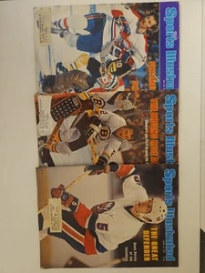 Lote de hockey de colección Sports Illustrated - Bruins 1977, HABs 1978, NY Islanders 1979 - Imagen 1 de 12
