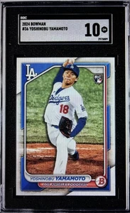 2024 Bowman #36 Yoshinobu Yamamoto SGC 10 GM - Bild 1 von 2