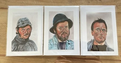 Tarjetas de felicitación de personajes de Jaws, pack de 3 Foto 1 de 2