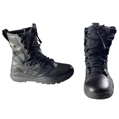 Botas tácticas Nike SFB Field 2 8" GORE-TEX negras para mujer EE. UU. 6,5 duraderas con cordones Foto 1 de 4