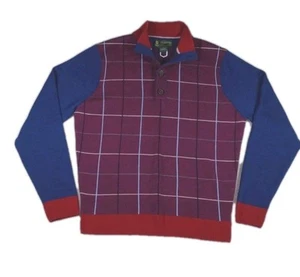 Brooks Brothers St Andrews Links Pullover mehrfarbig 100 % sächsische Wolle Gr. Medium - Bild 1 von 8