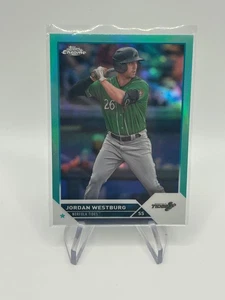 2023 Topps Pro Debut - Chrome Jordan Westburg #PDC-143 Aqua Refractor /75 (RC)* - Bild 1 von 2