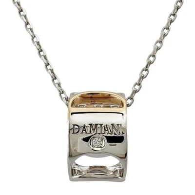Damiani Necklace K18 white gold K18 Pink Gold diamond Damia Nissima used - Image 1 of 4